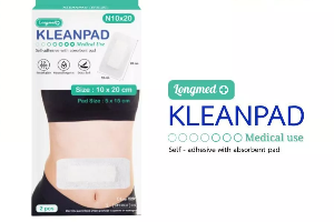 พลาสเตอร์ปิดแผล kleanpad 10x20cm 2ชิ้น/กล่อง