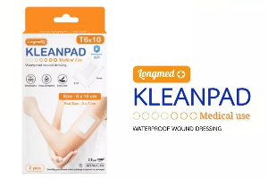 kleanpad พลาสเตอร์ปิดแผลกันน้ำ 6x10cm 2ชิ้น/กล่อง