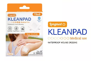 kleanpad พลาสเตอร์ปิดแผลกันน้ำ 8x8cm 3ชิ้น/กล่อง