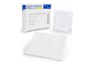 Y gauze ก๊อซสำหรับทำแผลเจาะคอ 2ชิ้น/ซอง  thai gauze