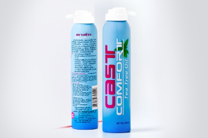 สเปรย์แป้งระงับกลิ่นอับเฝือก cast comfort 200ml