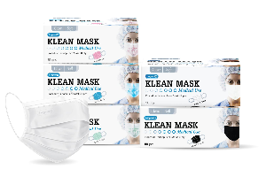 หน้ากากอนามัย ผู้ใหญ่ 50ชิ้น/กล่อง klean mask