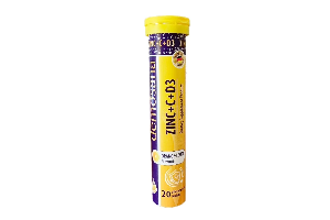 ซิงค์+วิตามินซี+ดี3 Zinc+C+D3 รสส้ม-มะนาว demosana